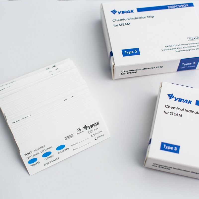 Type 5 蒸汽滅菌指示卡